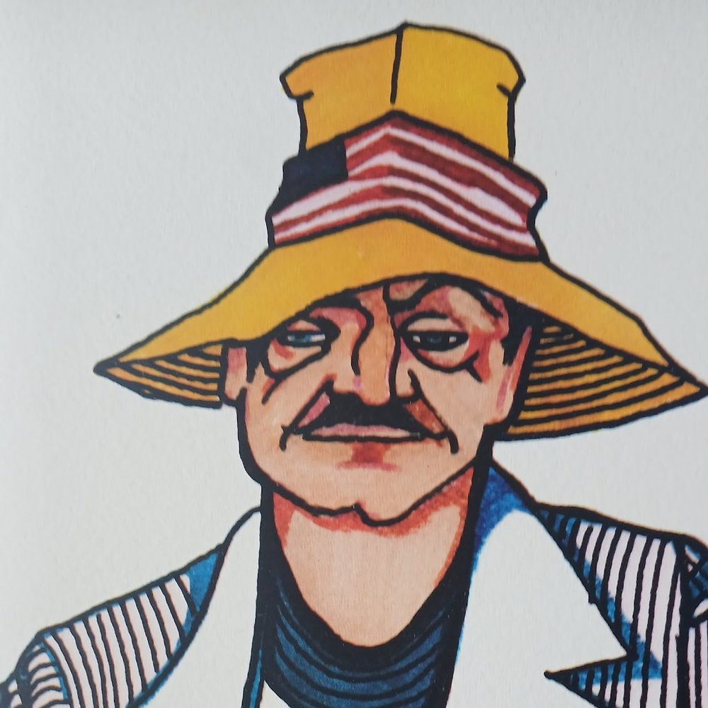 1978 Artist: Ferdie Pacheco - Vintage unframed print "Twenties Rum Runner"